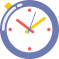 Animated clock icon