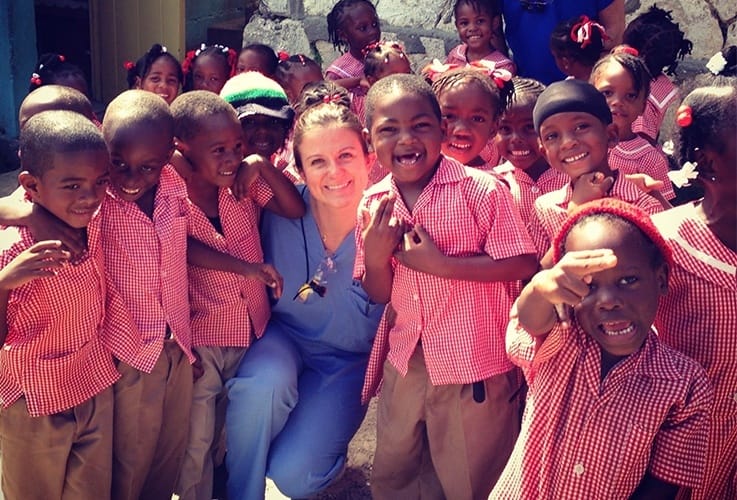 Dr. Justyna on mission trip