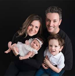 Dr. Justyna and her family