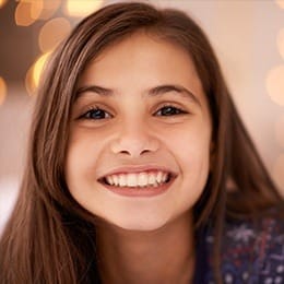 Smiling young girl