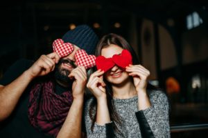 couple on valentines’ day date 